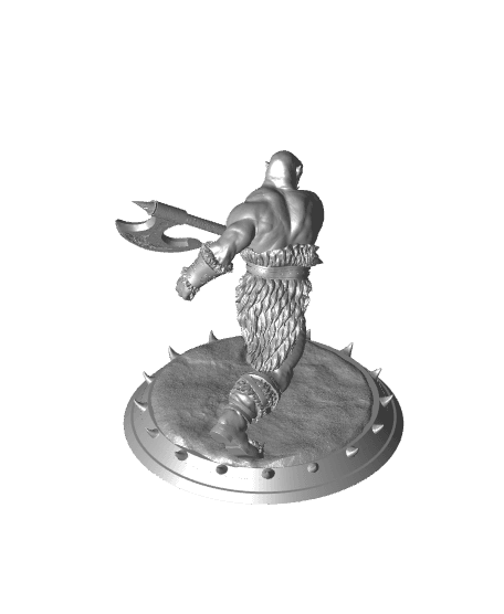 (32mm) Orc Warriors (3 variants included) 3d model