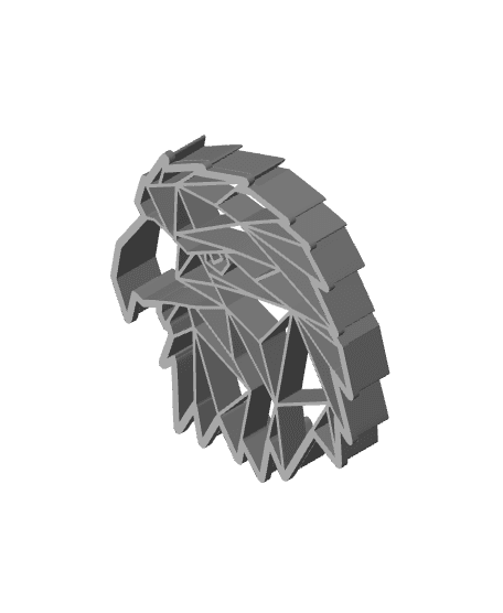 Eagle Cookie Cutter, Biscuit Cutter 3d model