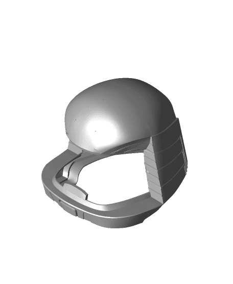  Battlestar Galactica Colonial Viper Pilot Helmet 3d model