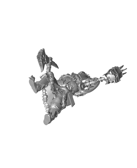 Goliath Male Fighter - With Free Dragon Warhammer - 5e DnD Inspired for RPG and Wargamers 3d model