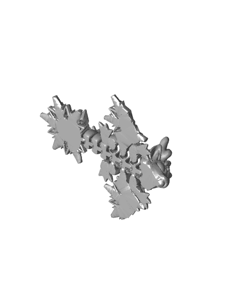 Tiny Winter Dragon & Wyvern 3d model