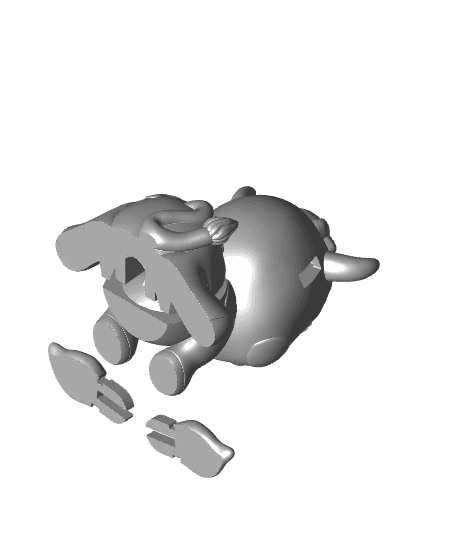 Rosie Cutie Cow 3d model