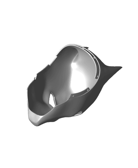 Super Bat Helmet 3D Printer File STL 3d model
