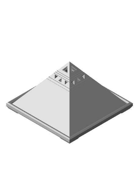 Pyramid Incense Box 3d model