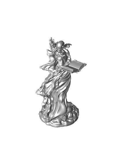 Vecna - Lord of Death - Lich - PRESUPPORTED - 32mm Scale 3d model