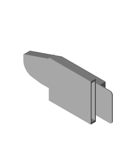 Crkt fixed blade belt sheath 3d model