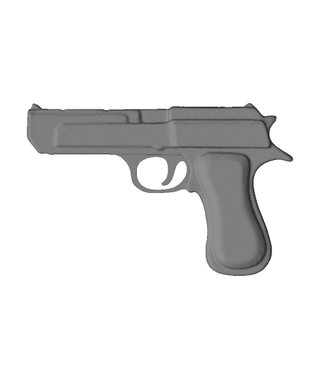 Pistol （generated by Revopoint POP） 3d model