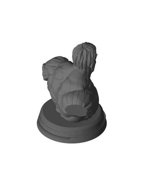 Hulk Figure- Free 3D print model 3d model