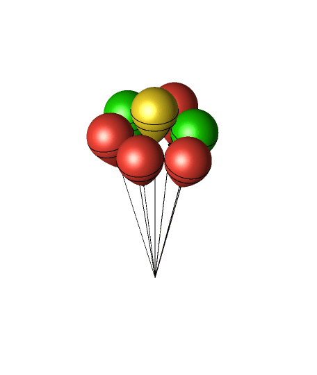 Christmas_Baloon 3d model