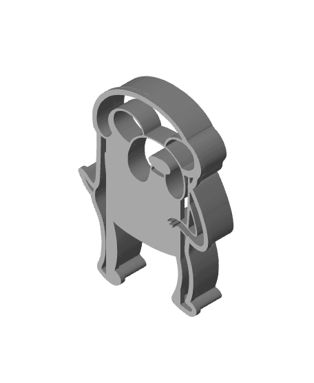 Adventure Time Cookie Cutter, Biscuit Cutter 3d model