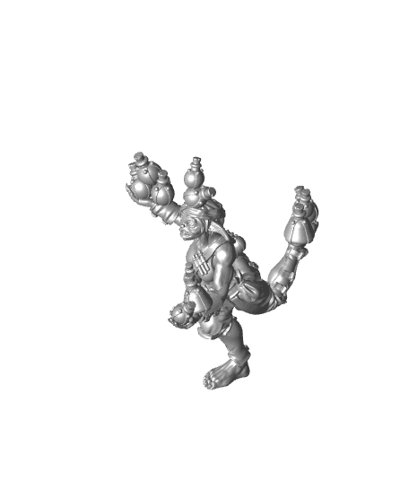 Deliveries - Goblin Anarchist - Potion Thrower - PRESUPPORTED - 32mm scale  3d model