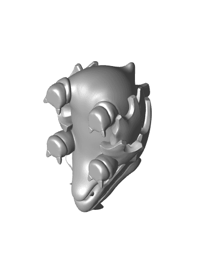 Pokemon Rhyhorn #111 - Optimized for 3D Printing 3d model