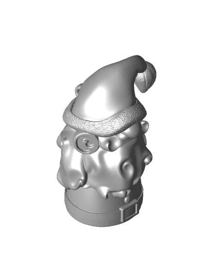 Santa Gnome Ornament 3d model
