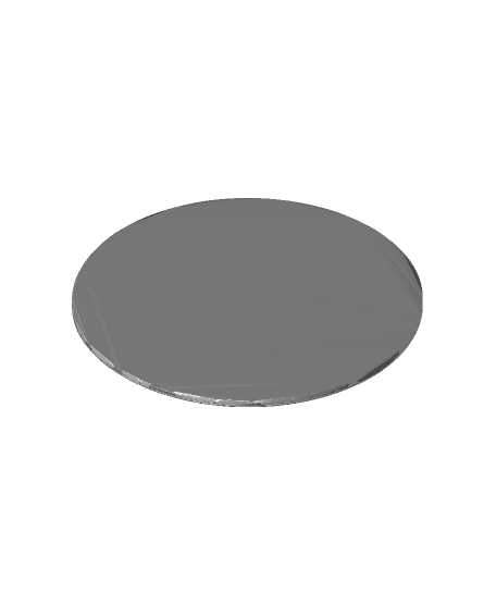 Cat Yin Yang Coaster 1 3d model