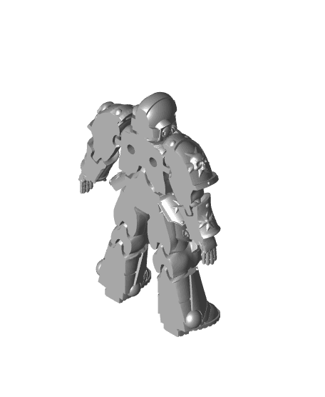 Flexi Print-in-Place Space Marine V3 3d model