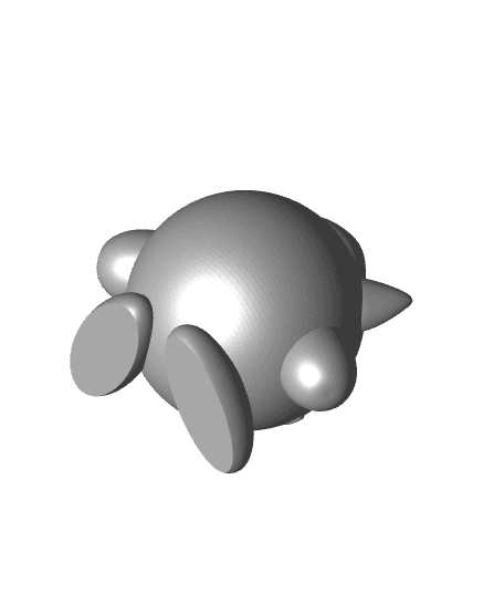 Jigglypuff Kirby - Multipart 3d model