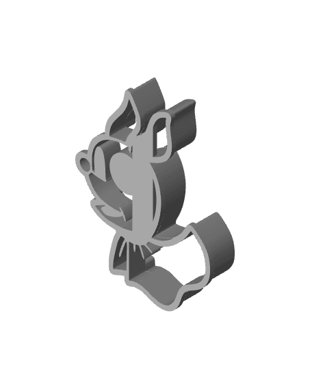 Ghost Dog Cookie Cutter, Biscuit Cutter 3d model