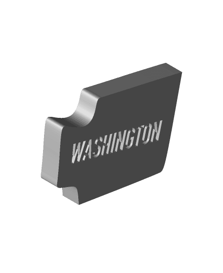 Merica Fridge Magnets - MMU version - Washington 3d model