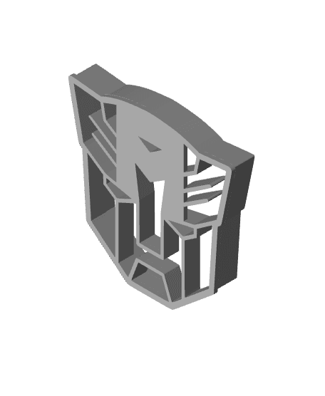 Transformers Cookie Cutter, Biscuit Cutter 3d model