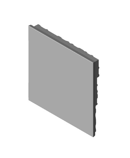Lichen Steps Square Base Pack (4pcs) 3d model