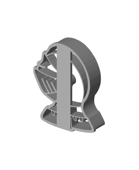 Knight Cookie Cutter, Biscuit Cutter 3d model