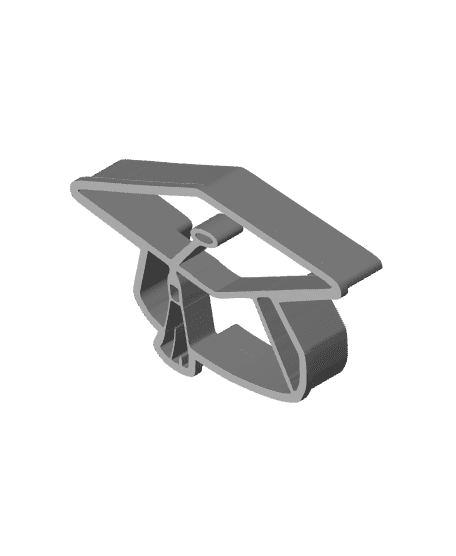 Gradution Cap Cookie Cutter, Biscuit Cutter 3d model