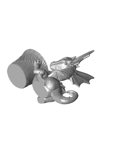 Dragon - Toy Pot Planter 3d model
