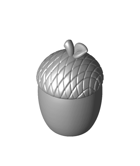 Acorn Buddy Container 3d model