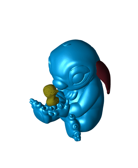 Fluffy Stitch 3d model