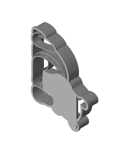 Winnie The Pooh Cookie Cutter, Biscuit Cutter 3d model