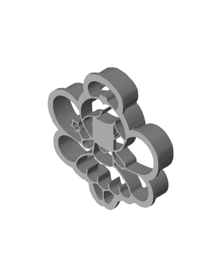 Fairy Cookie Cutter, Biscuit Cutter 3d model