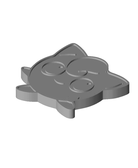 Jigglypuff Keychain 3d model