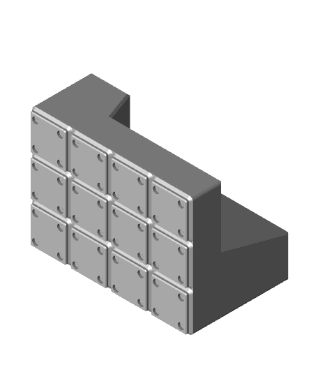 Gridfinity PB Swisstools Tool-Roll Holder 3d model