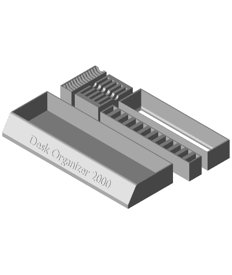 USB Stick, SD Card organizer 3d model