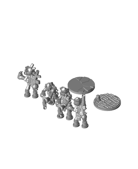 FHW: Weird Troopers Grenadier Mega Pack 3d model