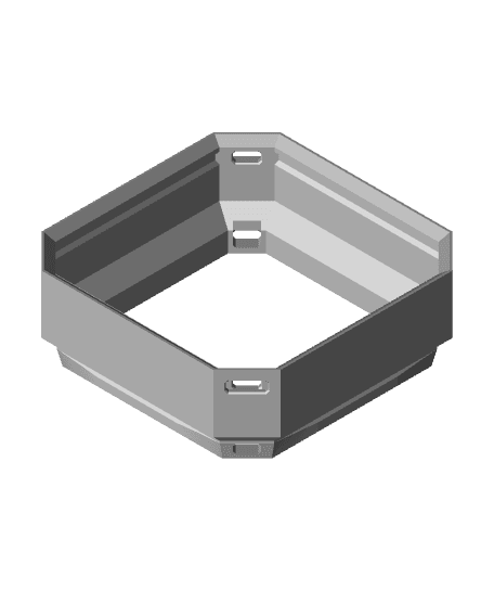 1x1x0·25 - Simple Multigrid Bin Extension 3d model