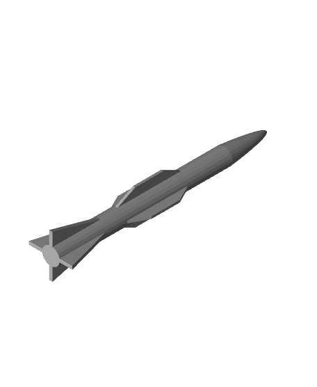 AIM-174B Air-Air Missile 3d model