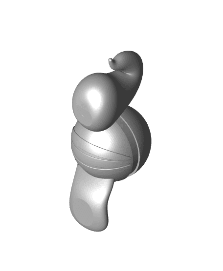 Lickitung Pokeball (MULTIPART & COMPLETE VERSIONS) 3d model