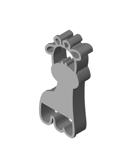 Giraffe Cookie Cutter, Biscuit Cutter 3d model