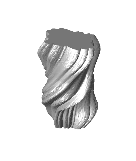 Folded Twist Vase 3d model