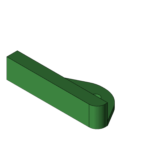 Extended X carriage X-stop Spacer.step 3d model