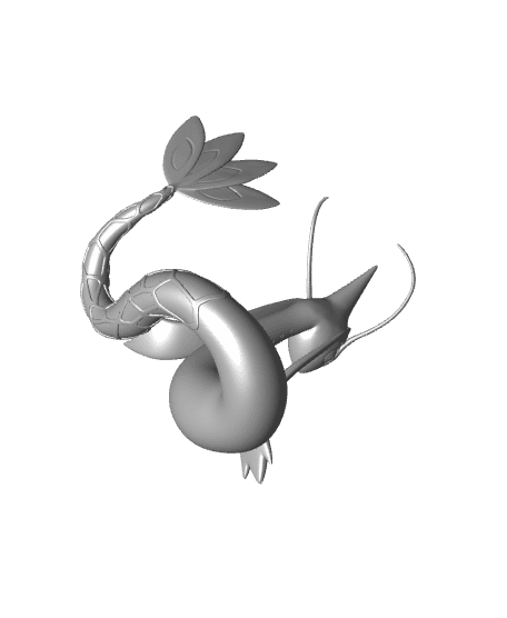 Pokemon Milotic #350 - Optimized for 3D Printing 3d model