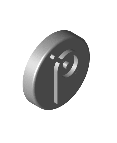 POKEMON UNOWN NON-MMU FRIDGE MAGNET “P” 3d model