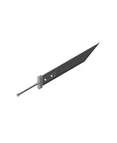 Final Fantasy Buster Sword Printable Replica 3d model