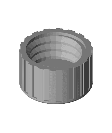 Parametric Gas Can Cap by deadsy, Download free STL model