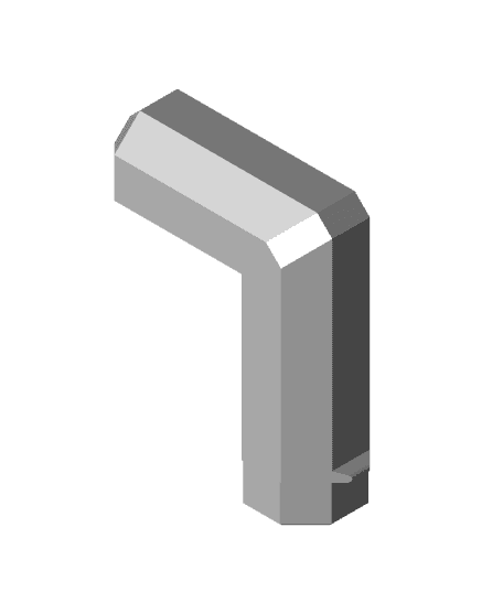 20x17·5 mm - Hook (Bolt-Locked Insert) 3d model