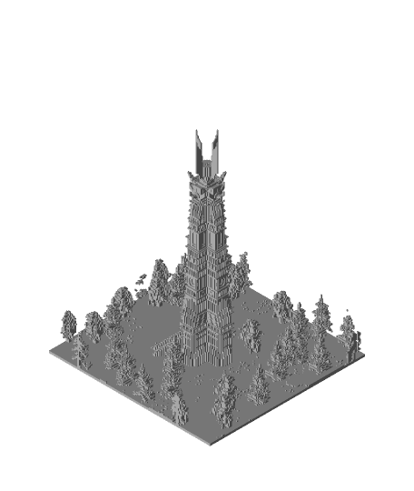 Minecraft Insengard Tower 3d model