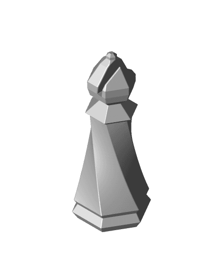 Hexagonal chess set 3d model