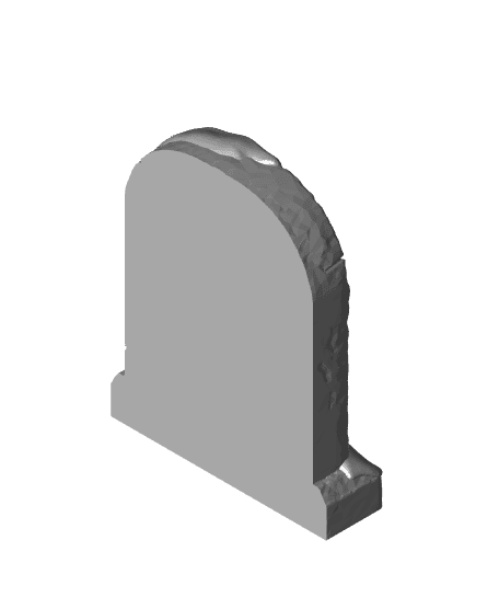 Weathered 'RIP 2024' Headstone Stand-Up Tabletop Decoration Set :: HALLOWEEN 2024 ] 3d model