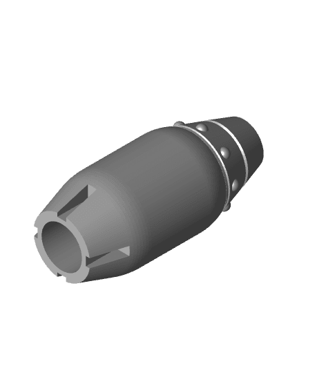 The Ame Rocket 3d model